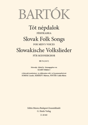 Book cover for Tot Nepdalok (Slovak Folk Songs)