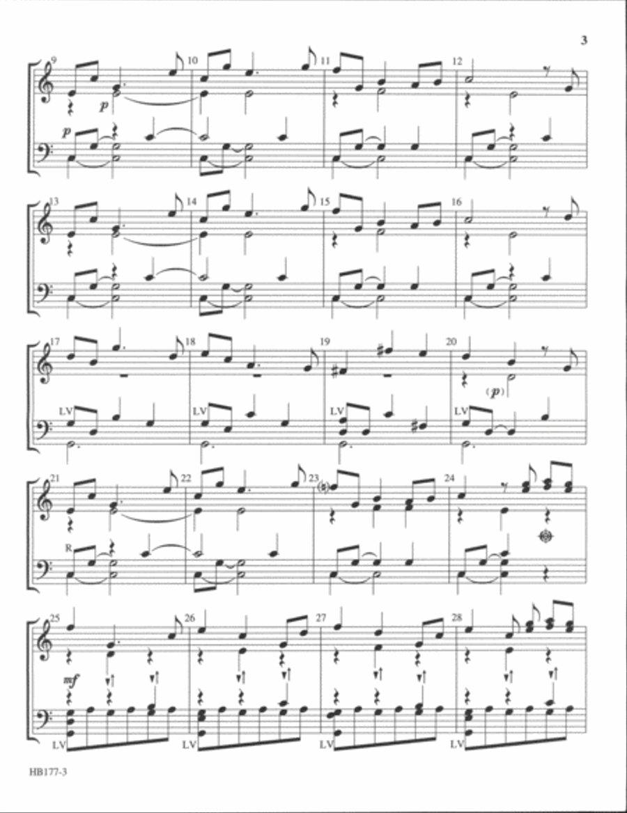 Mary's Cradle Song Mary's Cradle Song 5-Octaves scores gallery preview page 3