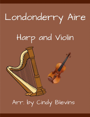 Book cover for Londonderry Aire, for Harp and Violin