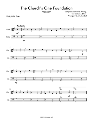 The Church's One Foundation - Viola/Cello Duet