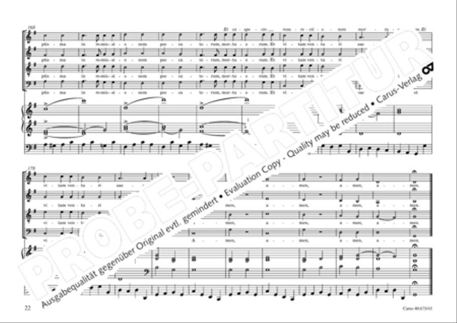 Mass in G Major 4-Part scores gallery preview page 25