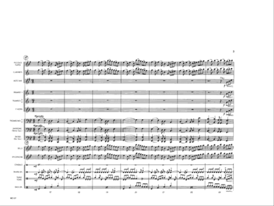 Auld Lang Syne Auld Lang Syne Marching Band scores gallery preview page 4