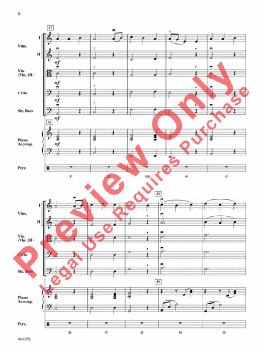 Ghost Ship String Orchestra scores gallery preview page 7