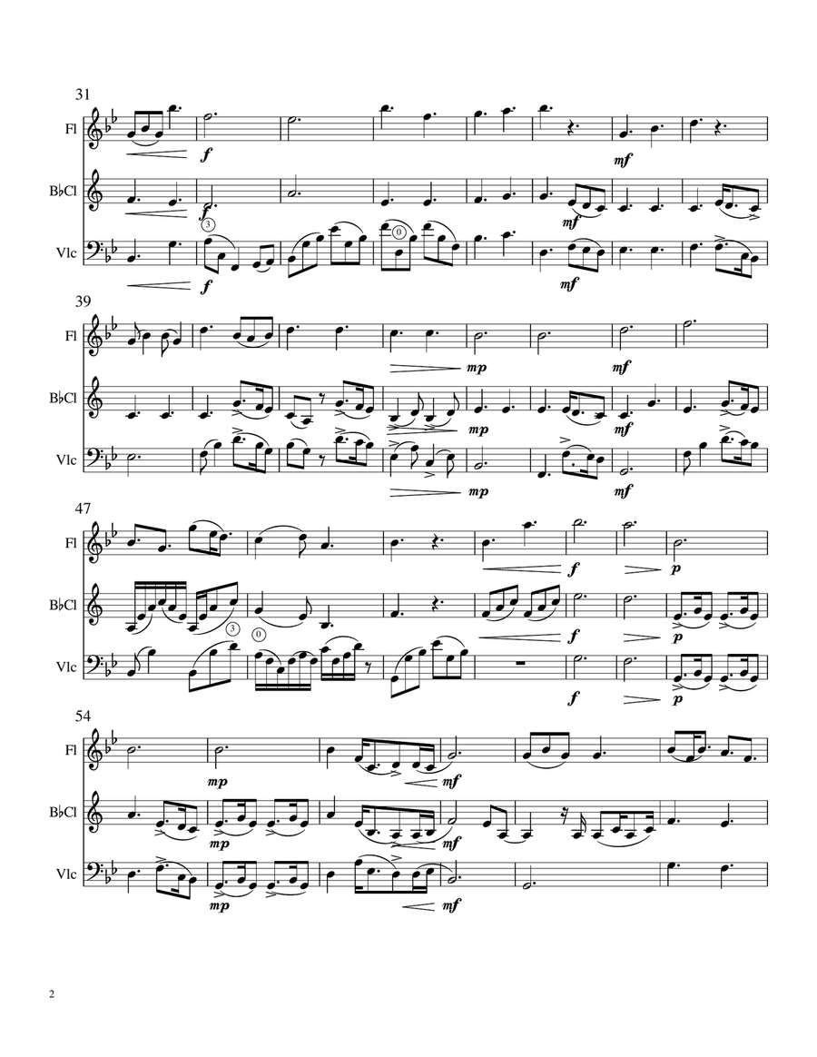 A Thousand Years Small Ensemble scores gallery preview page 2