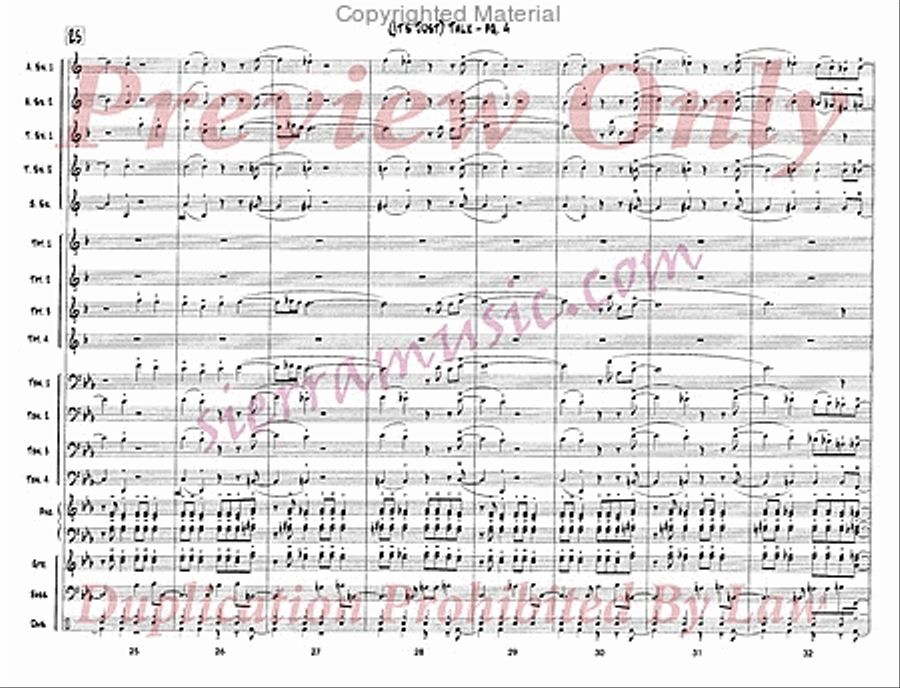 It's Just Talk Big Band scores gallery preview page 5
