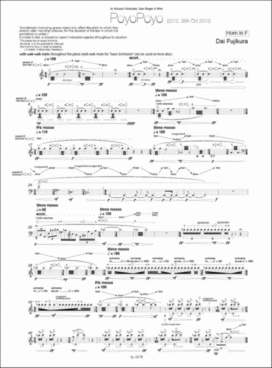PoyoPoyo PoyoPoyo Horn Solo scores gallery preview page 2