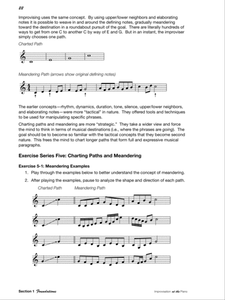 Improvisation at the Piano Piano Method scores gallery preview page 7