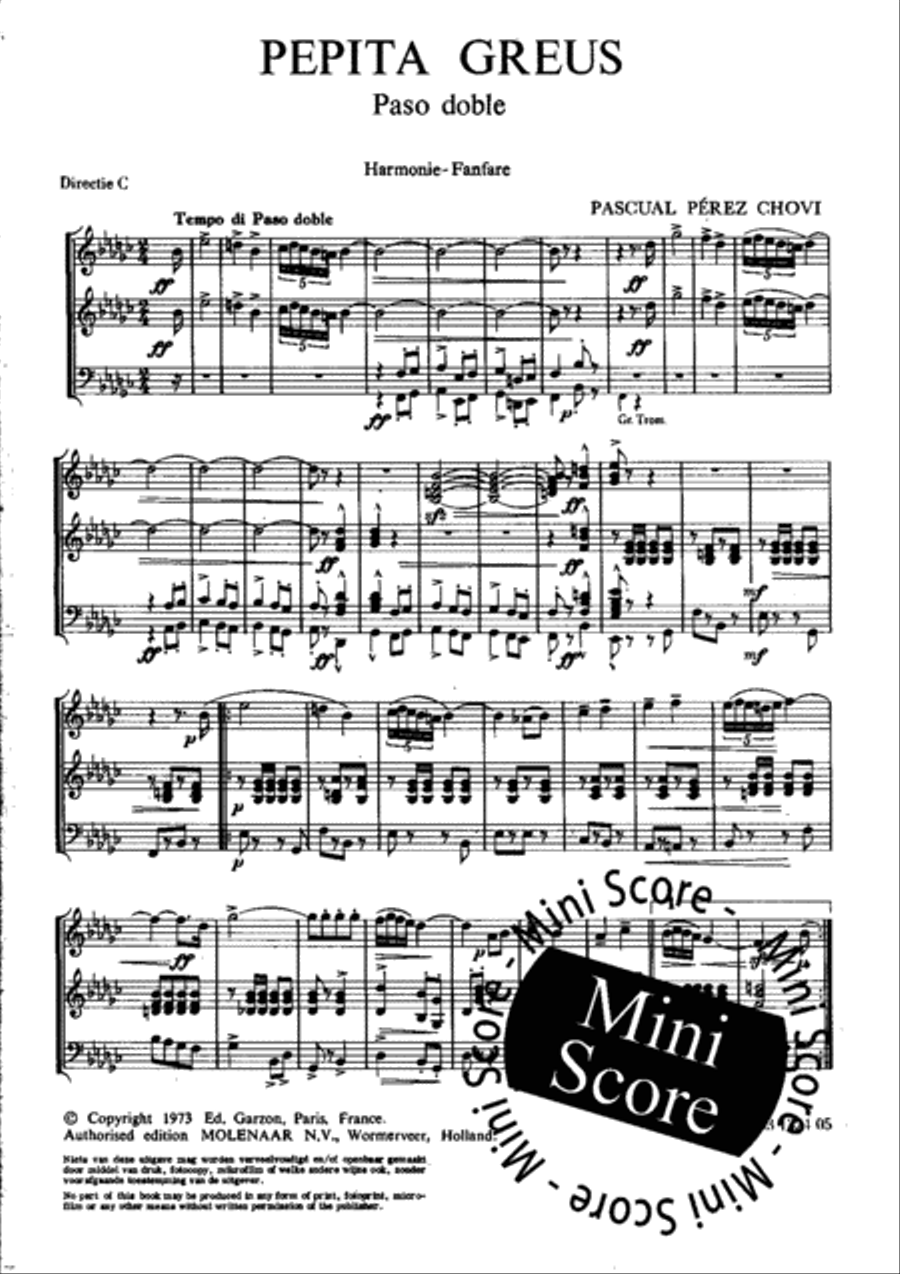Pepita Greus Fanfare Band scores gallery preview page 5