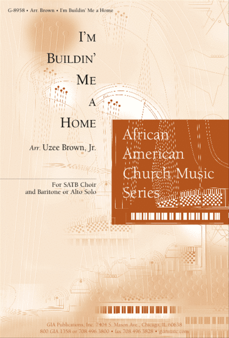 I'm Buildin' Me a Home 4-Part scores gallery preview page 1