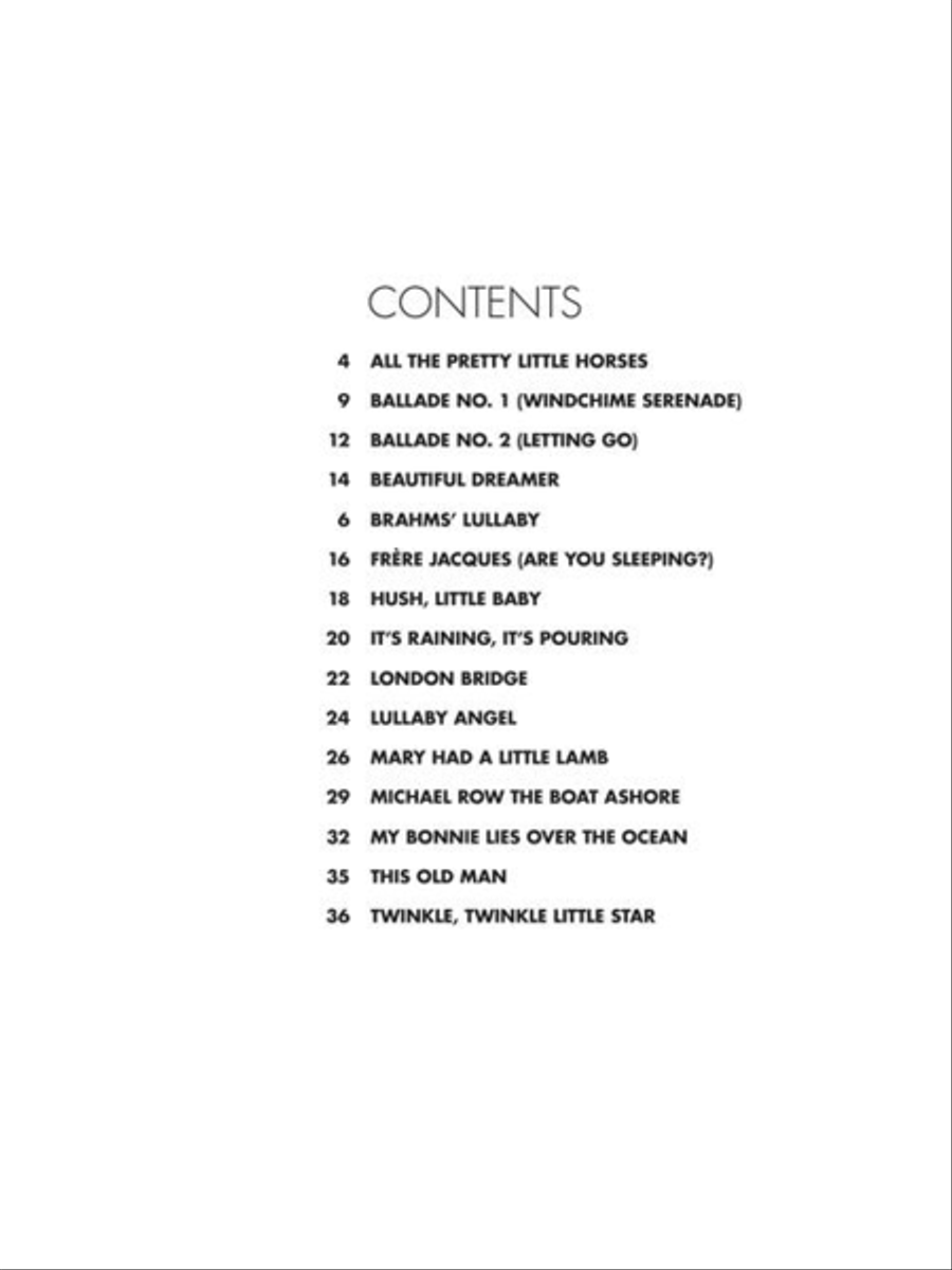 Lullaby Ballades Lullaby Ballades Piano Solo scores gallery preview page 4