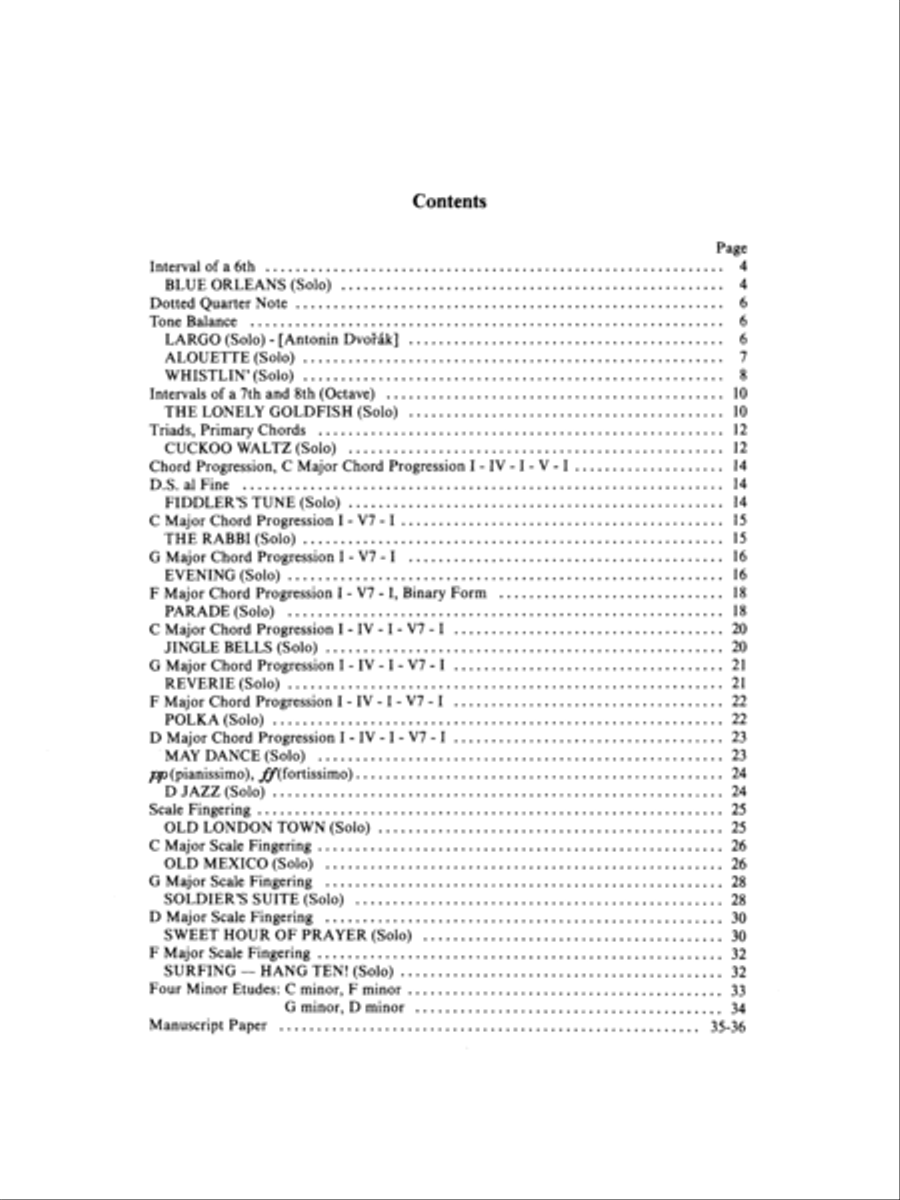 David Carr Glover Method for Piano Performance Piano Method scores gallery preview page 2