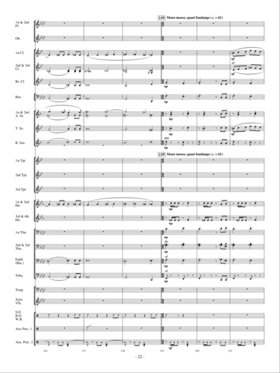 Costa del Sol Costa del Sol Concert Band scores gallery preview page 21