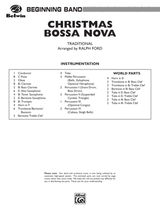 Christmas Bossa Nova: Score