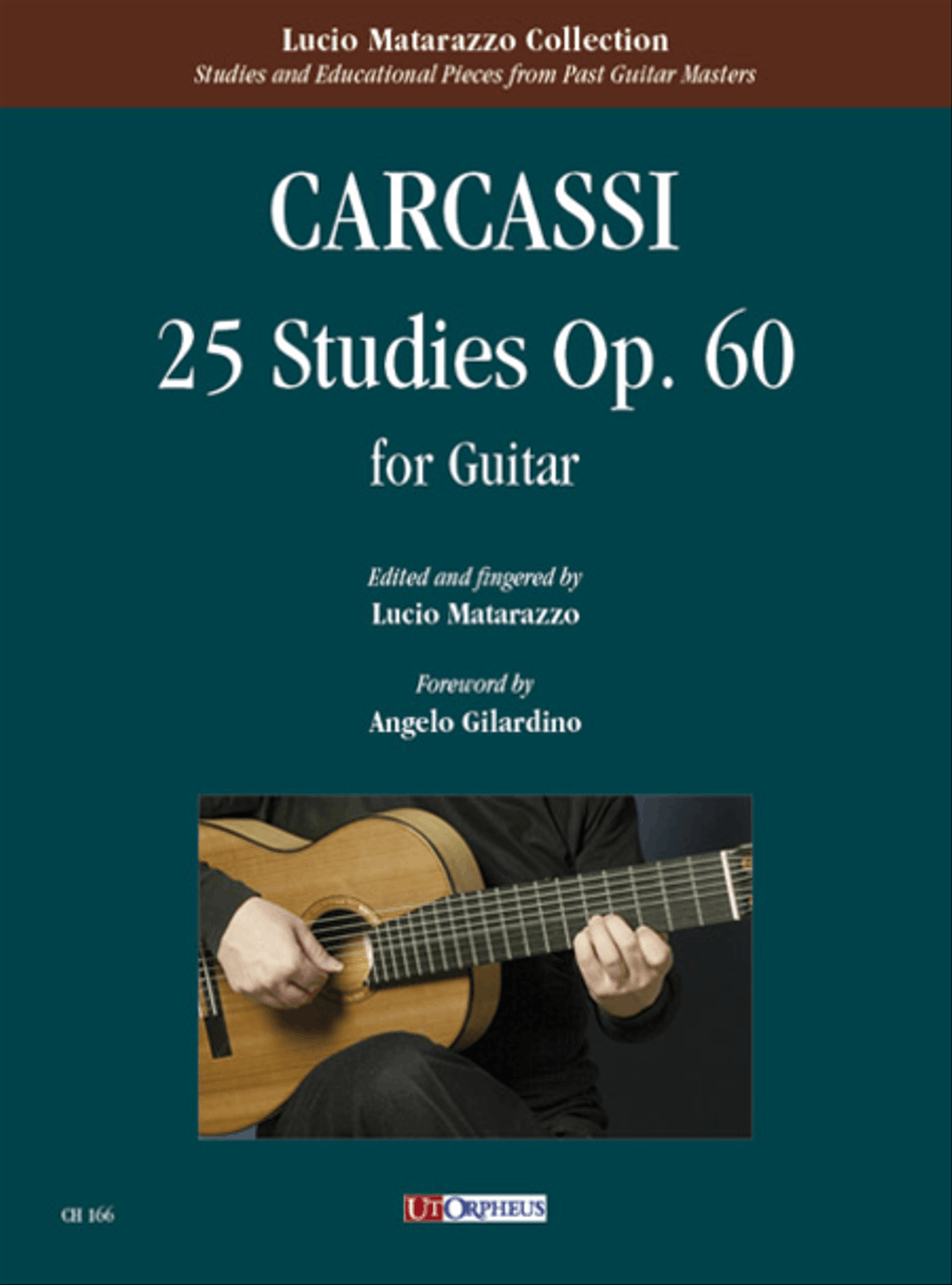 25 Studies Op. 60 for Guitar. Foreword by Angelo Gilardino Acoustic Guitar scores gallery preview page 1