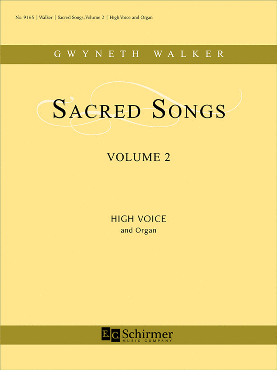 Sacred Songs, Volume 2 Sacred Songs, Volume 2 High Voice scores gallery preview page 1