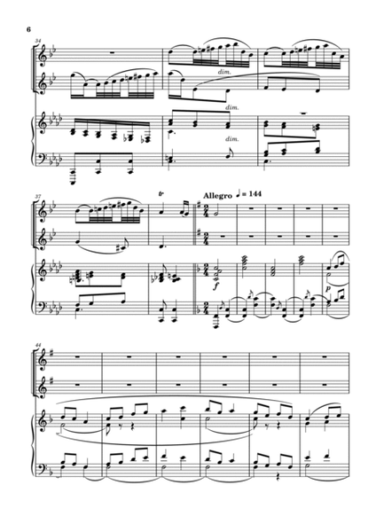 Duo de Concours (original: Solo de Concours Op.10) by Henri Rabaud for two clarinets and piano.