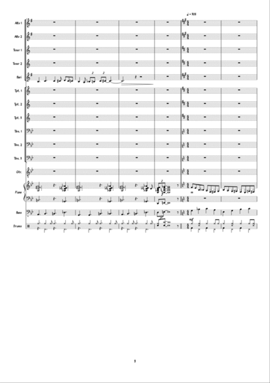 Barthelemy's Scherzo Jazz Ensemble scores gallery preview page 3