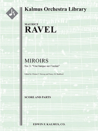 Miroirs, No. 3: Une Barque sur l'Ocean [composer's transcription]