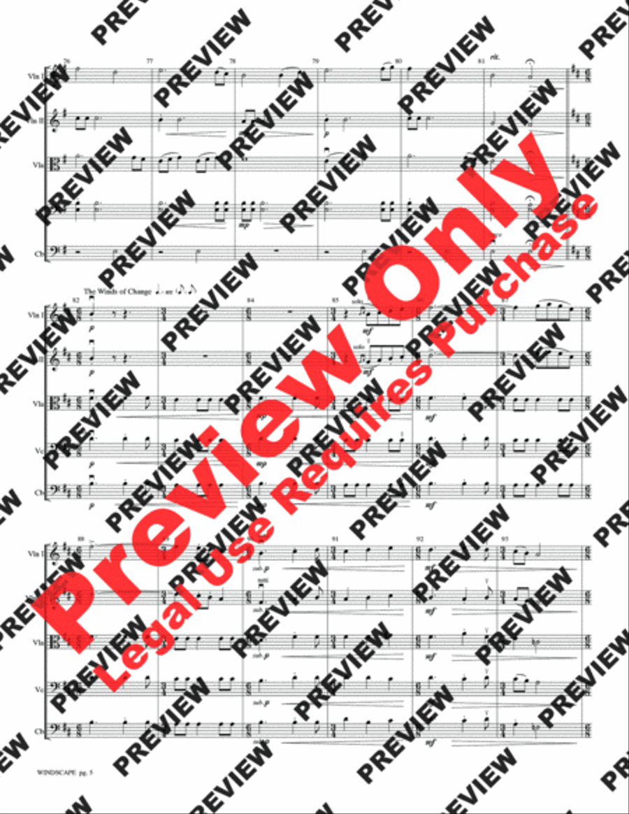 Windscape String Orchestra scores gallery preview page 8