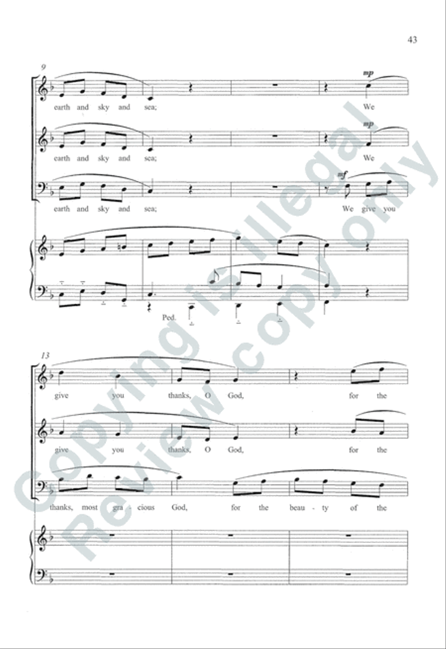 Somerset Anthem Books, Volume VII (Holidays) 3-Part scores gallery preview page 35
