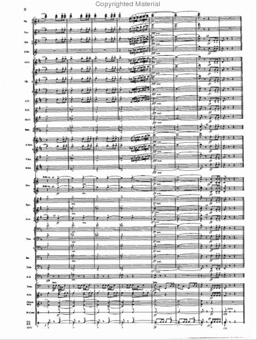Fourth Suite for Band Concert Band scores gallery preview page 50