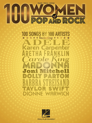 Book cover for 100 Women of Pop and Rock