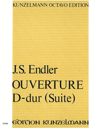 Book cover for Overture in D major (Suite) for violin and orchestra