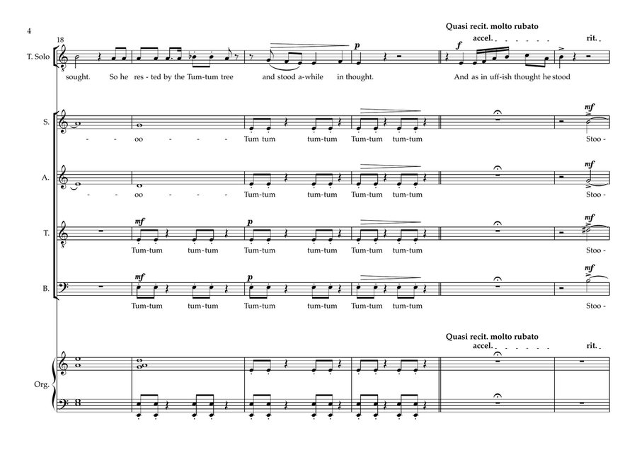 Jabberwocky, Op. 23 Jabberwocky, Op. 23 4-Part scores gallery preview page 4