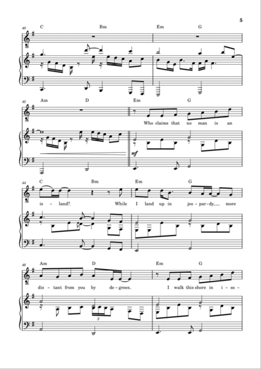 Ship Of Fools Ship Of Fools Voice scores gallery preview page 6