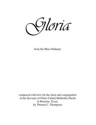 GLORIA - chorus & organ