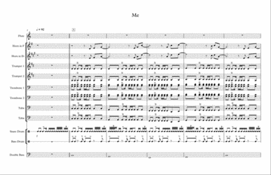 Me! Small Ensemble scores gallery preview page 2
