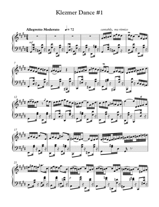 Klezmer Dance #1 for Piano