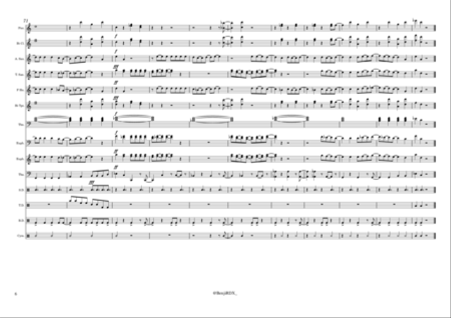 Busted Marching Band scores gallery preview page 6