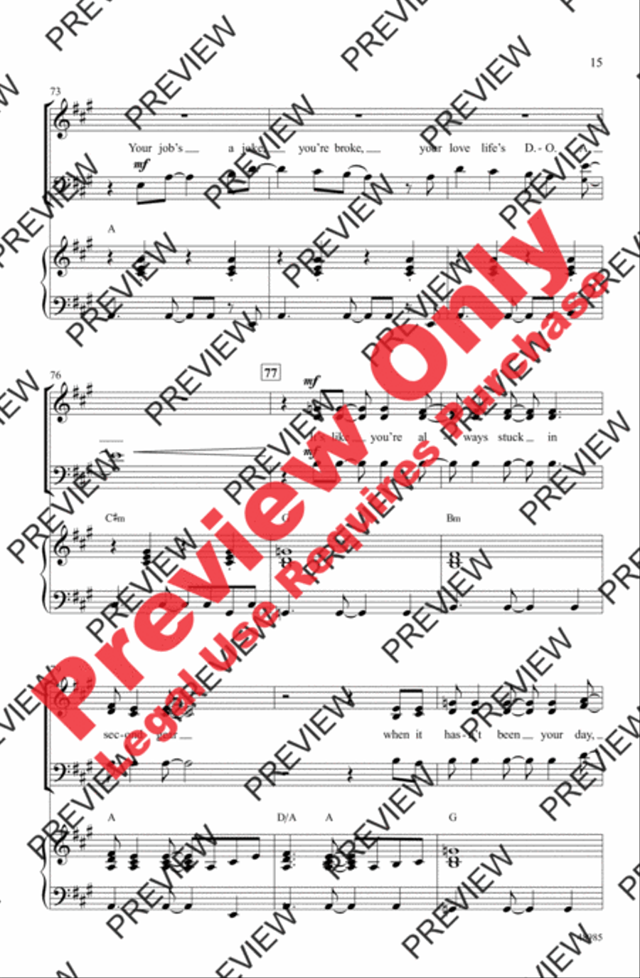 Streaming Sitcoms 3-Part scores gallery preview page 15