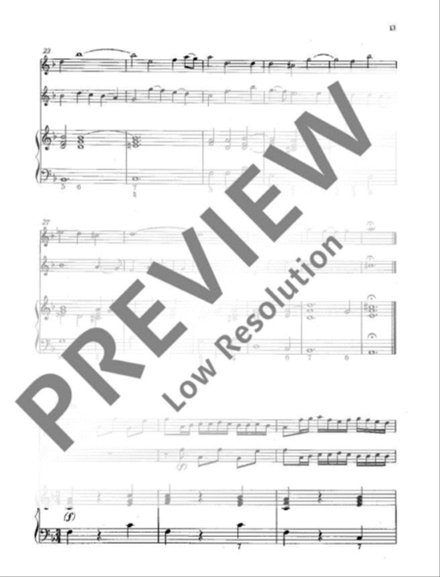 Triosonata F Major Cello scores gallery preview page 14