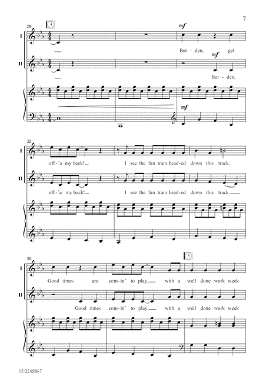 Fun Train 2-Part scores gallery preview page 8