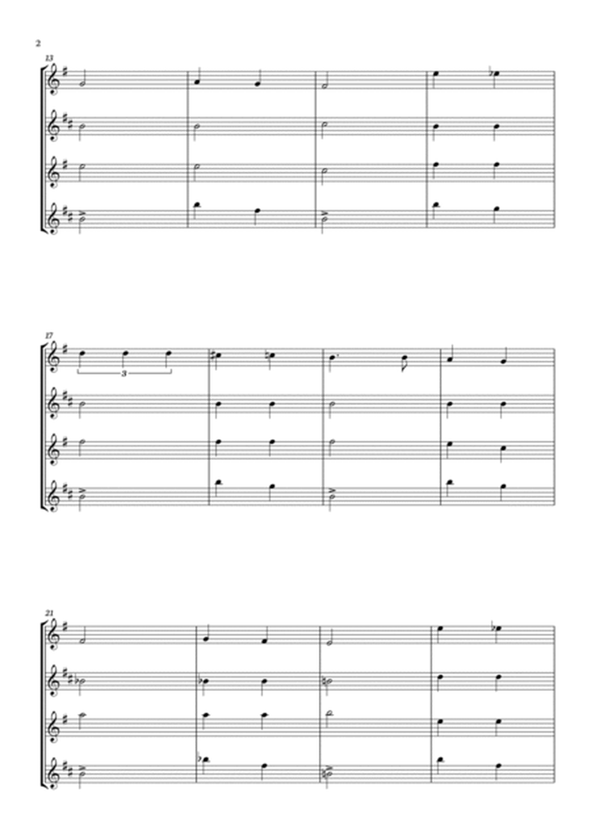 Habanera - Carmen - Georges Bizet, for Saxofone Quartet in a easy version. Score and Parts included. image number null