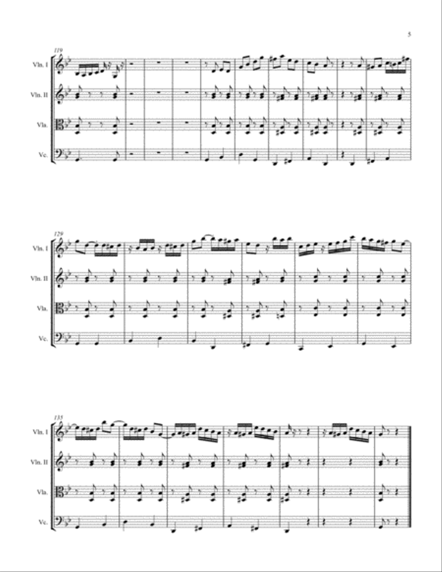 ROSARIUM_Nuptias Cananenses String Quartet scores gallery preview page 5