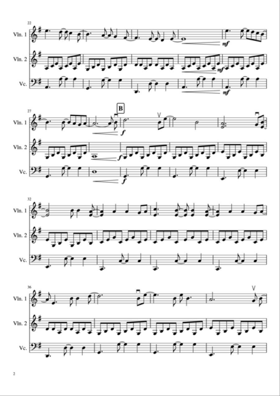 All Of Me String Trio scores gallery preview page 3