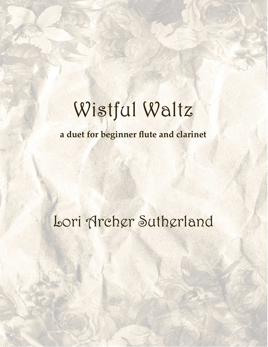 Wistful Waltz Woodwind Duet scores gallery preview page 1
