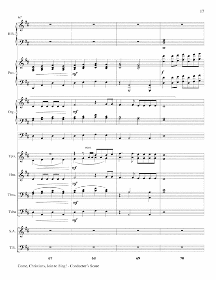 Come Christians, Join to Sing 4-Part scores gallery preview page 17