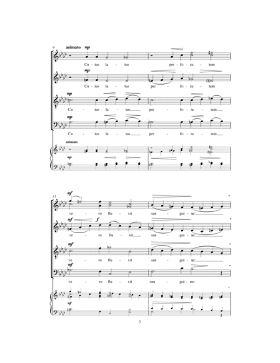Ave Verum 4-Part scores gallery preview page 3