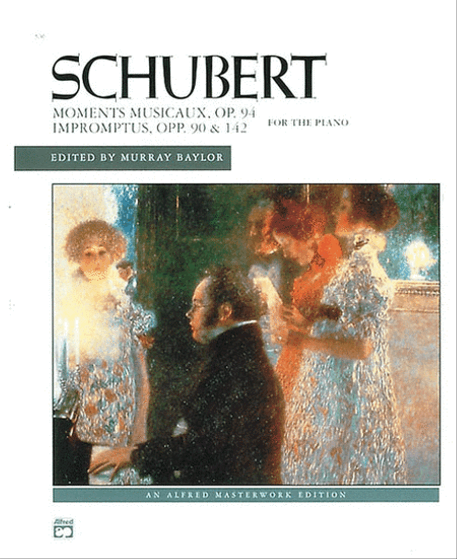 Schubert -- Impromptus, Opp. 90, 142, & Moments Musicaux, Op. 94 Piano Solo scores gallery preview page 1