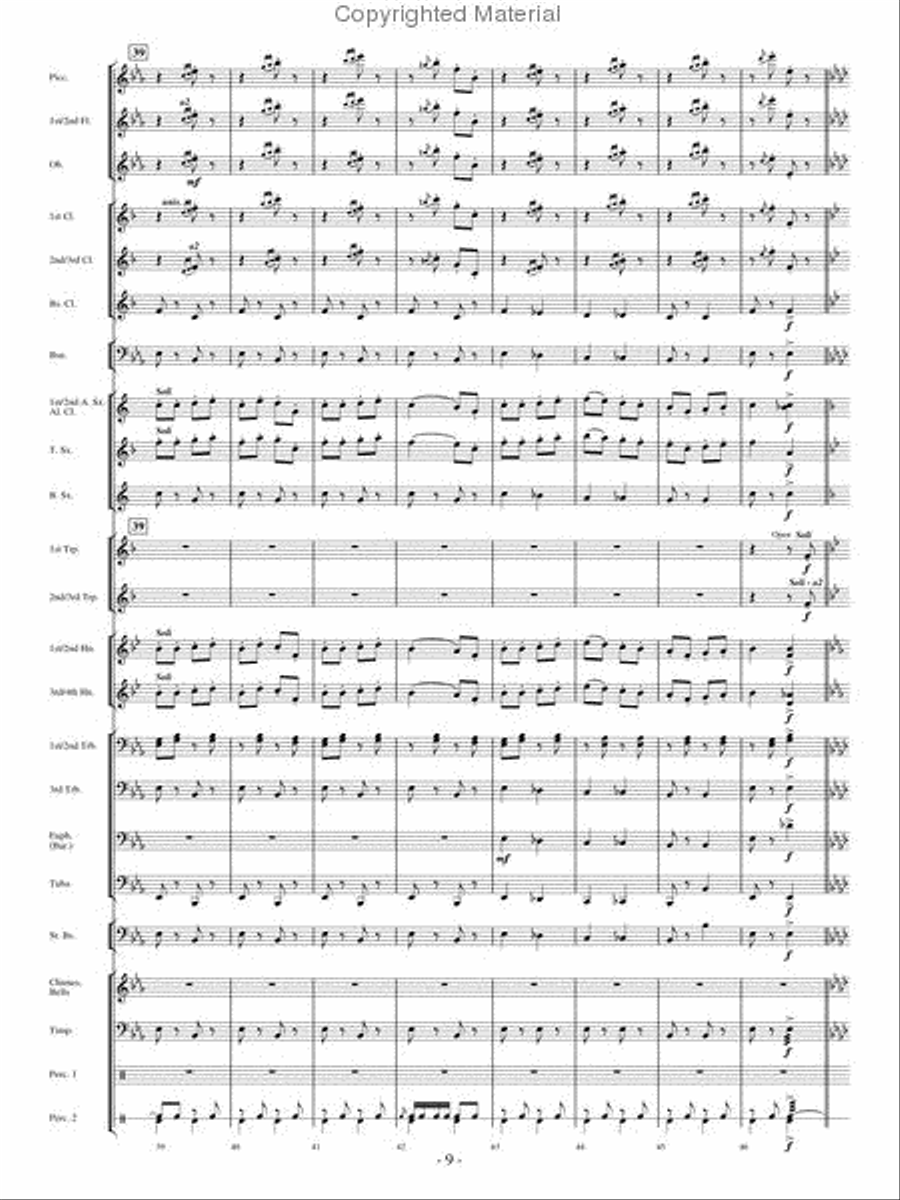 Broad Stripes and Bright Stars Concert Band scores gallery preview page 8