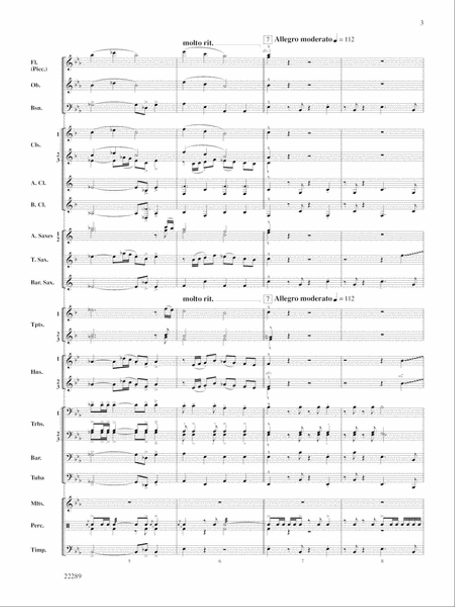 A Westward Expedition: Score Concert Band scores gallery preview page 3