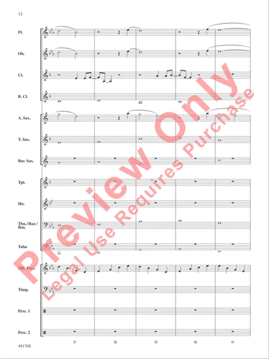 It's Raining Tacos It's Raining Tacos Concert Band scores gallery preview page 13
