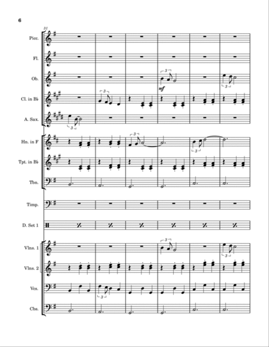Silver Bells Silver Bells Full Orchestra scores gallery preview page 6