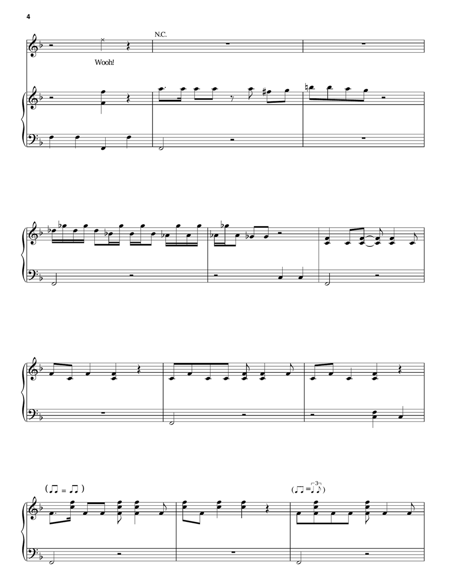Trashin' The Camp Trashin' The Camp Piano, Vocal, Guitar scores gallery preview page 4
