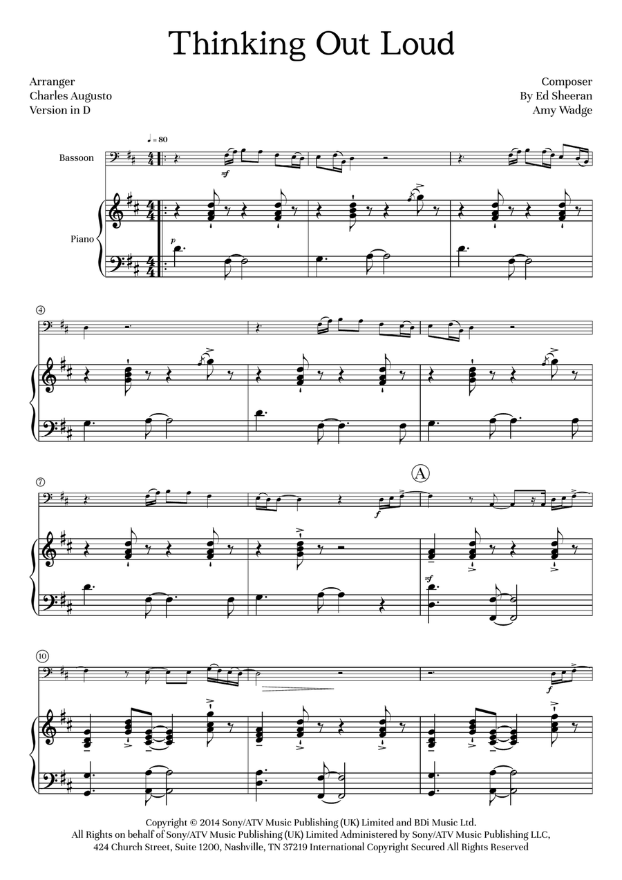 Thinking Out Loud Thinking Out Loud Chamber Music scores gallery preview page 2