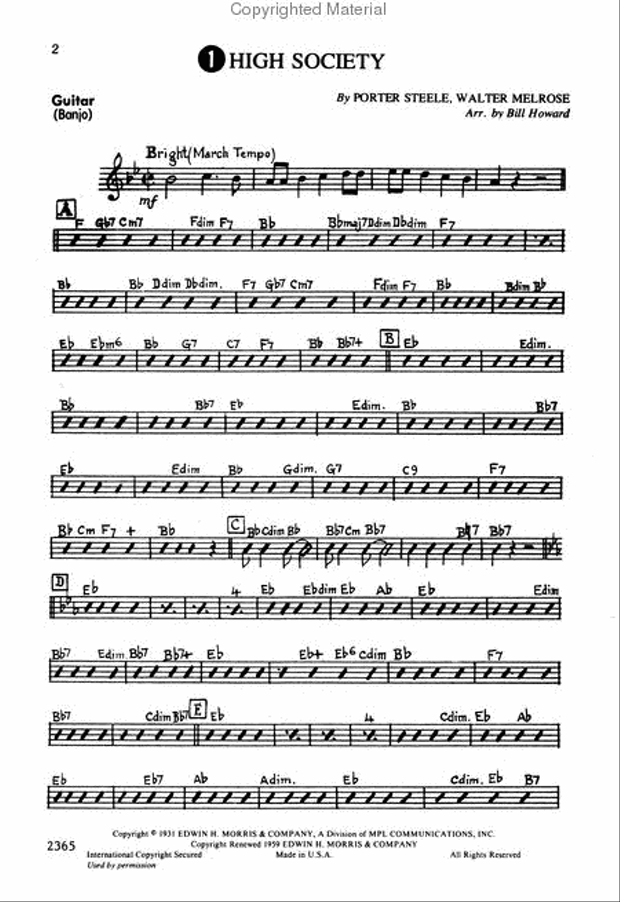 Authentic Dixieland Jazz Ensemble scores gallery preview page 2
